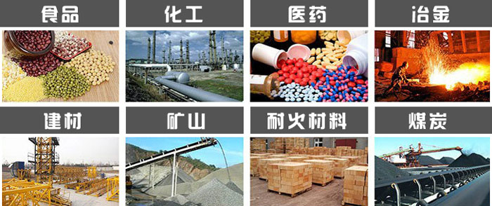 直徑1000型振動篩使用的行業(yè):食品，化工，醫(yī)藥，冶金，建材，礦山，耐火材料，煤炭等行業(yè)。