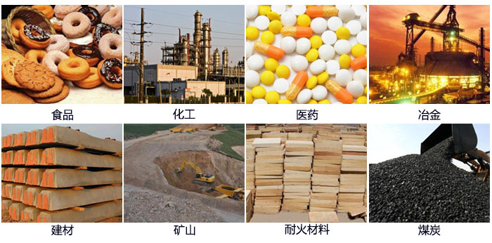 DH-800振動(dòng)篩適用的行業(yè)：食品，化工，醫(yī)藥，冶金，建材，礦山，耐火材料，煤炭。