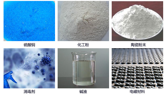 塑料防腐蝕振動篩結構介紹：束環(huán)，網架，振動電機，底筒，出料口，進料口等。