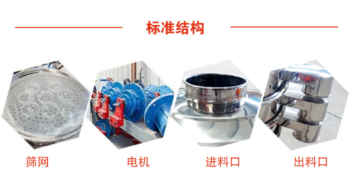 標(biāo)準(zhǔn)篩，篩網(wǎng)，電機(jī)，進(jìn)料口，出料口