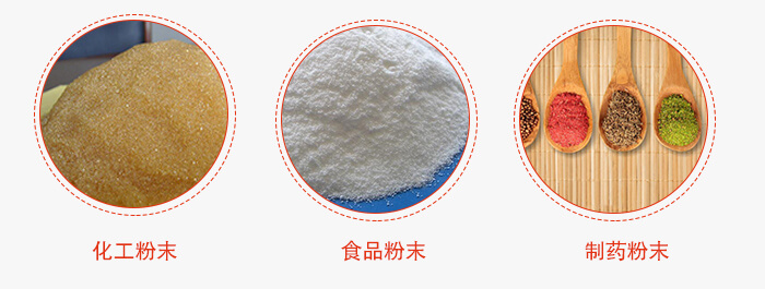 磁懸浮試驗篩適用物料：化工粉末，食品粉末，制藥粉末等。